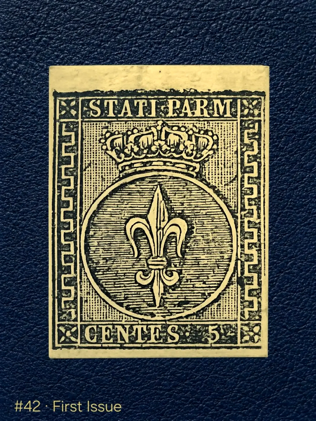 First postage stamp of Parma, 1 Jun 1852