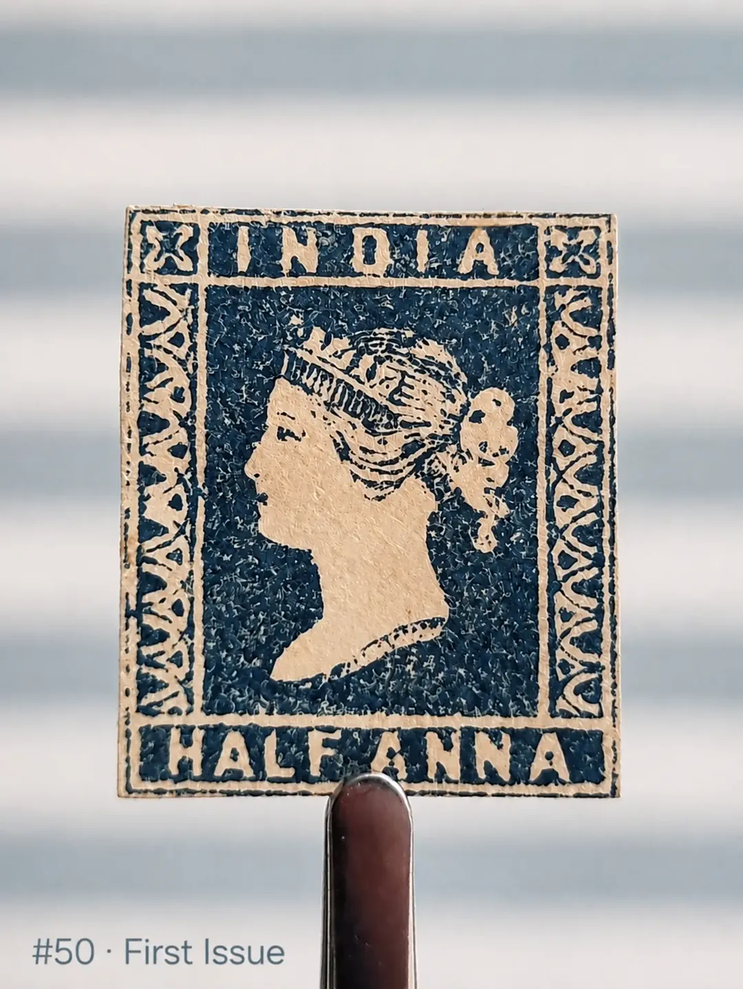 First postage stamp of India, East India Company, 26 Jul 1854