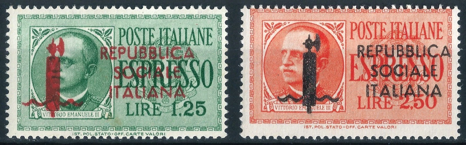 V. Emmanuel III complete set 1,25l-2,5l RSI β Front